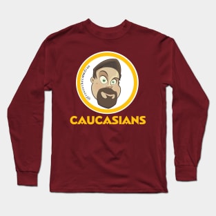 Caucasians - Washington Football Parody Long Sleeve T-Shirt